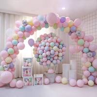 Kits d'arc de ballons ronds standard pour fête d'anniversaire en latex de mariage avec logo personnalisé