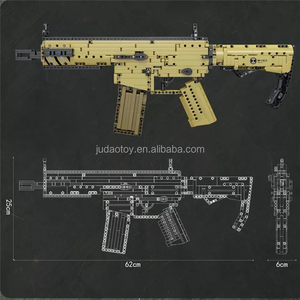 Fabricant chinois Mould <span class=keywords><strong>King</strong></span> 14015 Blocs de construction Pistolet Blocs SCAR Fusil Modèle de pistolet en plastique Jouets éducatifs pour enfants - Product Image 5