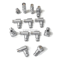 Connecteur coaxial haute tension WAKEN S-LAF FFB.1S.05 1P BNC en laiton 10A 12V, 1 cœur, mâle, IP50, rond, pour applications aérospatiales, soudage par ultrasons