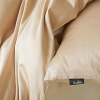 Ensemble de literie de luxe léger en coton pur de haute qualité, couleur unie, écologique, doux et respirant, housse de couette, draps de luxe