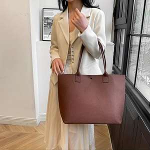 Sac fourre-tout en feutre pour femme, élégant, léger et résistant, sac de shopping pour femme - Product Image 3