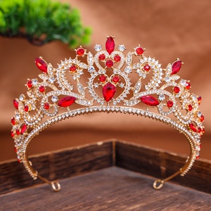 Tiara de Cristal Brillante Hecha a Mano, Corona para Mujer, Novia, Boda, Baile de Graduación, Fiesta de Cumpleaños, Accesorios para el Cabello, Tocado de Lujo para Reina - Product Image 2