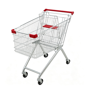 340L Commercial Supermarket Shopping <b>Cart</b> Heavy Duty Wire Mesh Large Capacity Silent Caster <b>Wheels</b> Grocery Use Use Set Kit - Product Image 6