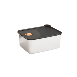 304 Stainless Steel Food Storage <b>Container</b> Rectangle Clip On Lid Freezer Safe <b>Refrigerator</b> Lunch Box Travel Use - Product Image 1