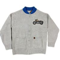 Veste en tricot oversize vintage pour homme, style streetwear, automne-hiver, cardigan zippé côtelé avec poches, vente en gros
