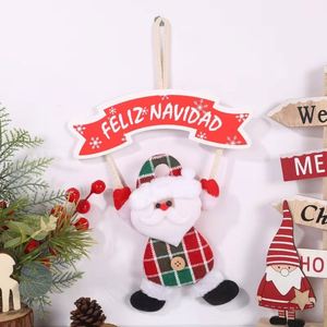 Festive Holiday Decor: Handmade Fabric Xmas Ornament Low Moq Custom <b>Tree</b> Christmas Atmosphere Door Hanging Decoration - Product Image 4