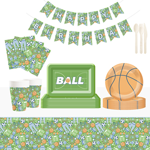 DAMAI Nuevo Diseño Temático de Cancha de Baloncesto Verde para Fiestas y Celebraciones de Cumpleaños - Product Image 1