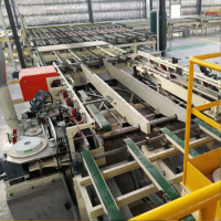 Machine de fabrication de plaques de plâtre en gypse de haute qualité avec pompe PLC automatique et technologie de pointe