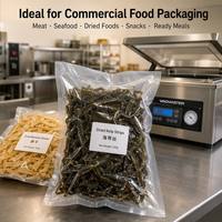 Sac sous vide co-extrudé transparent anti-buée pour chaîne du froid, pochette d'emballage sous vide en nylon de qualité alimentaire pour viande fraîche et fruits de mer