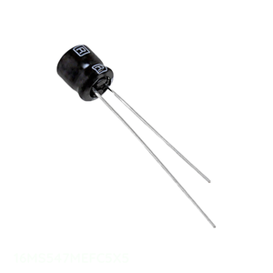 Condensateur traversant à aluminosilicate 47 µF 20 % 16 V RADIAL TH 16MS547MEFC5X5 – Distributeur agréé - Product Image 1