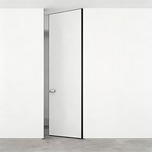 Pintu Interior GUJIE Invisible Wall1 Panel Putih Berlapis Primer Inti Padat Dengan Perlengkapan Perangkat Keras Termasuk Los Angeles, Gratis Ongkir - Product Image 2