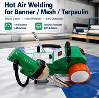 Soudeuse automatique à air chaud pour tentes, machine de thermosoudage pour bâches PVC, équipement de soudage de bâches pour l'étanchéité des toitures