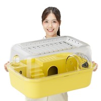 Grande cage à hamster portable à double étage pour hamster d'Inde