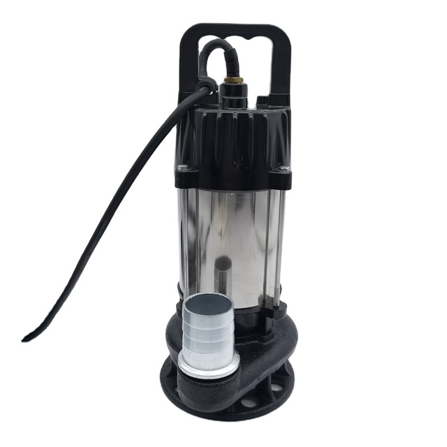 2023 Stainless Steel Solar Powered 48/60v Dc Submersible Sewage Waste Submersible Pump with Cutter for Irrigation