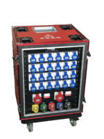 Équipement électrique multifonctionnel 24x 16A CEE 3pin et 2x 32A 5pin Output Power Distributor Box 24 CH CEE Power Rack
