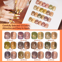 R S Nail New Trending Product 12 colores ámbar clase Cat Eye Gel japonés Nail Art MSDS Nail Art Painting Cat Eye Gel resina pegamento
