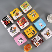 Boîte à pizza carrée personnalisable en carton ondulé brun/blanc de 8 pouces