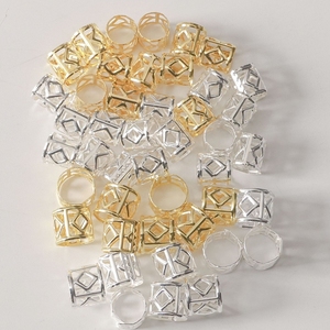 Offre Spéciale 100 pièces boucle en métal Extensions de <span class=keywords><strong>cheveux</strong></span> outil africain bricolage Dreadlock accessoires sale <span class=keywords><strong>tresse</strong></span> <span class=keywords><strong>anneau</strong></span> de <span class=keywords><strong>cheveux</strong></span> - Product Image 4