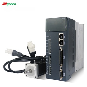 ออลกรีน A4 220V 0.4/0.6A 3000rpm 50/100W ชุดควบคุมมอเตอร์เซอร์โว AC 0.16/0.32N.m ชุดไดรเวอร์มอเตอร์เซอร์โว AC สำหรับหุ่นยนต์อุตสาหกรรม - Product Image 1