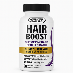 Complément alimentaire pour la croissance des cheveux pour adultes en capsules, marque privée, avec biotine, extrait <span class=keywords><strong>de</strong></span> prêle et d'extrait <span class=keywords><strong>de</strong></span> <span class=keywords><strong>bambou</strong></span>, et nutriments pour le soutien des follicules - Product Image 2