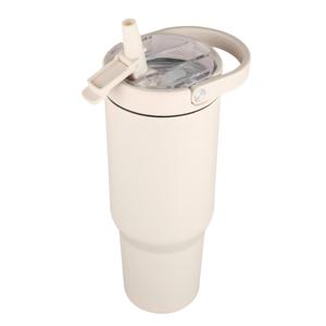 Offre Spéciale : Couvercle en Acier Inoxydable 40oz pour Porte-Gobelet de Voiture, avec Bec Verseur en Silicone Anti-Fuite et Gobelet Amovible - Product Image 4