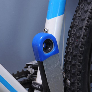Protecteur de manivelle en silicone pour vélo de <span class=keywords><strong>route</strong></span>, 1 paire, protection de manivelle en fibre de carbone, accessoires de vélo, outil fixe - Product Image 4