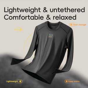 <span class=keywords><strong>Maglia</strong></span> Termica da <span class=keywords><strong>Ciclismo</strong></span> ROCKBROS, Maglietta a Maniche Lunghe, Intimo Sportivo Caldo, Leggero e Traspirante per Uomo - Product Image 3