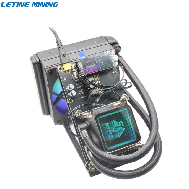 Bitaxe NerdQaxe++ Hydro Rev6.1 100W Solo Mining Lucky DIY Lottery Miner Series Bitaxe Solominig Bitaxe Homemining