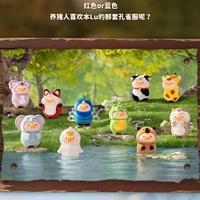52 TOYS 100% Lulu the Piggy Animal Party Series V1 Blind Box Figurine en peluche de collection Anime Mignonne Décoration Jouet pour Cadeau d'Anniversaire