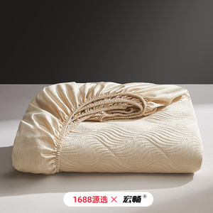 Mattress Protector 1.8m Breathable <b>Fitted</b> <b>Sheet</b> Adult Four Seasons Use - Product Image 5
