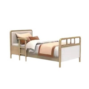 Lit d'hôpital Ke Ming en bois massif, lit électrique à bascule simple pour les soins aux personnes âgées, usage domestique - Product Image 4