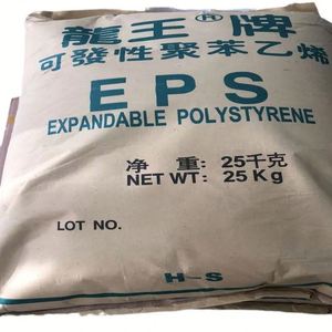 Granulés d'EPS blancs ignifuges |   Matières premières en polystyrène expansé à haute expansion pour billes de mousse, marque EPSOLE - Product Image 1