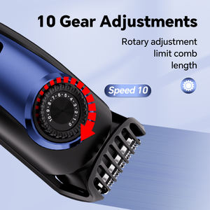 Digitaal display Elektrisch scheerapparaat USB Oplaadbaar Verstelbare kam Baardtrimmer Roestvrijstalen mes Huishoudelijk gebruik in campers 61-90 min - Product Image 2