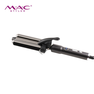 <span class=keywords><strong>MAC</strong></span> Rizador de Pelo de 3 Barriles con Pantalla LCD 450 ° Herramienta de Peinado Profesional de Doble Voltaje (110-240V) con Temperatura Máxima F - Product Image 4