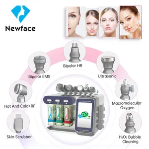 2023 Factory H2o2 Skin Clean Analysis Hydra Machine analizzatore facciale ossigeno Ems Face Beauty Salon schermo visivo Deep Hydro Device