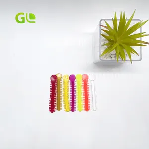 Cravate de ligature orthodontique élastique GL consommables dentaires materiales attache de ligature colorée transparente