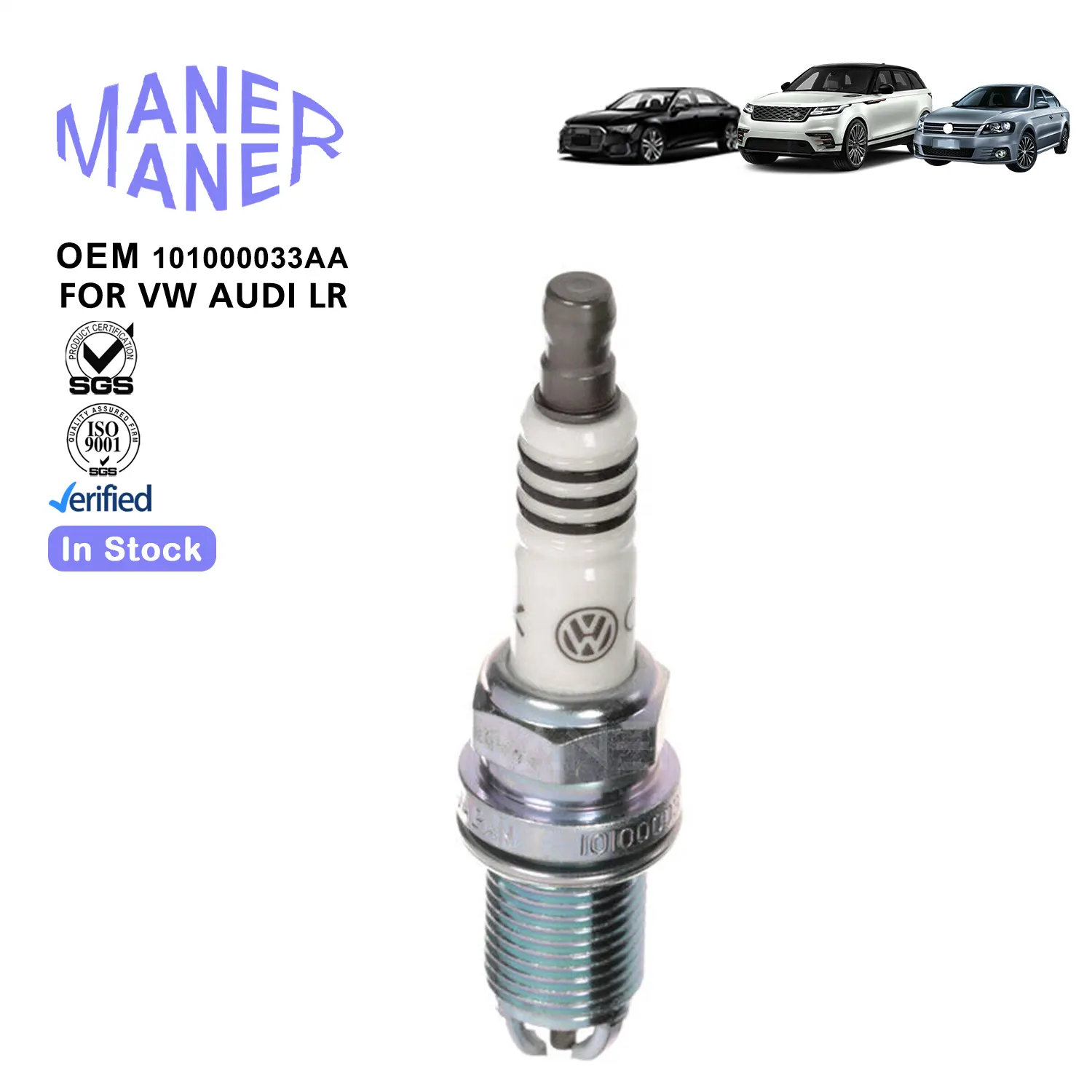 Maner tự động hệ thống động cơ 101000033aa 101000065aa sản xuất cũng được thực hiện bugi cho Audi VW Bọ Cánh Cứng Golf Jetta A4 B5 A6 2.8L