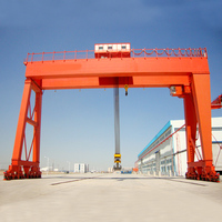 Grue à portique à double poutre de 100 tonnes pour la manutention industrielle et les applications de levage en extérieur