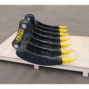 XZFE Meilleure vente Prix compétitif Râteau à racines pour mini-excavatrice JD, accessoire pour le nivellement des sols, les pelouses et la resemence - Product Image 2