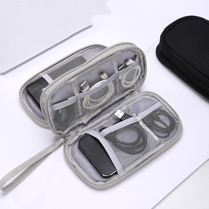 Sac de rangement de voyage portable rectangulaire double couche étanche pour câbles, style moderne et simple, vente en gros - Product Image 2