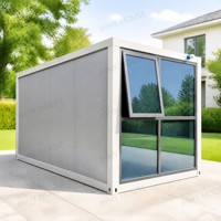 Conteneur pliable à installation facile et à déploiement rapide, pour dortoir de chantier préfabriqué, bureau modulaire portable et pliable