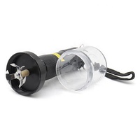 Broyeur d'herbes en métal électrique en alliage d'aluminium, lampe de poche créative, accessoires pour fumer, offre spéciale