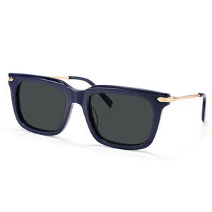 Lunettes <span class=keywords><strong>de</strong></span> <span class=keywords><strong>soleil</strong></span> rectangulaires <span class=keywords><strong>de</strong></span> haute qualité unisexes en acétate et métal, monture intégrale, UV400 polarisées, durables, <span class=keywords><strong>marque</strong></span> SARA, <span class=keywords><strong>grossiste</strong></span> <span class=keywords><strong>de</strong></span> luxe en Chine - Product Image 3