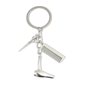 Llavero de peluquería de moda, llavero de Peine de tijeras de secador de pelo, regalo de joyería de peluquería creativa femenina - Product Image 5