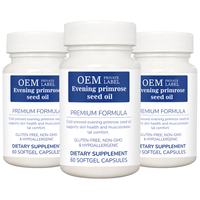 Capsules de gel de l'huile de graines d'onagre pour la santé de la peau et le confort musculo-squelettique 60 capsules