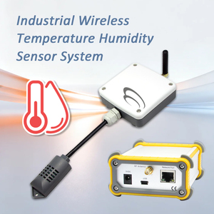 Industrial <b>Wireless</b> <b>Temperature</b> Humility <b>Sensor</b> System, IP65 Waterproof, Multi-scenario application - Product Image 1