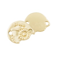 Étiquette Métallique Personnalisée en Alliage de Zinc pour Vêtements, Gravée et Gaufrée, Design de Logo de Marque, OEM ODM par JinYi Hardware Factory