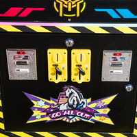 Simulateur de course de chevaux commercial à deux joueurs avec paiement par jeton/QR pour aires de jeux et centres de jeux