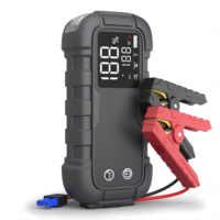 Démarreur de voiture 2000A, booster de batterie 16000mAh, charge rapide PD 65W, batterie externe pour véhicules 12V 8.0L essence et 6.0L diesel