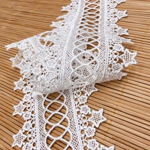 <span class=keywords><strong>Lolita</strong></span> Design 100% poliestere ricamo a stella doppio pizzo rifinitura 7.8 cm di larghezza tessuto di maglia per il vestito - Product Image 4